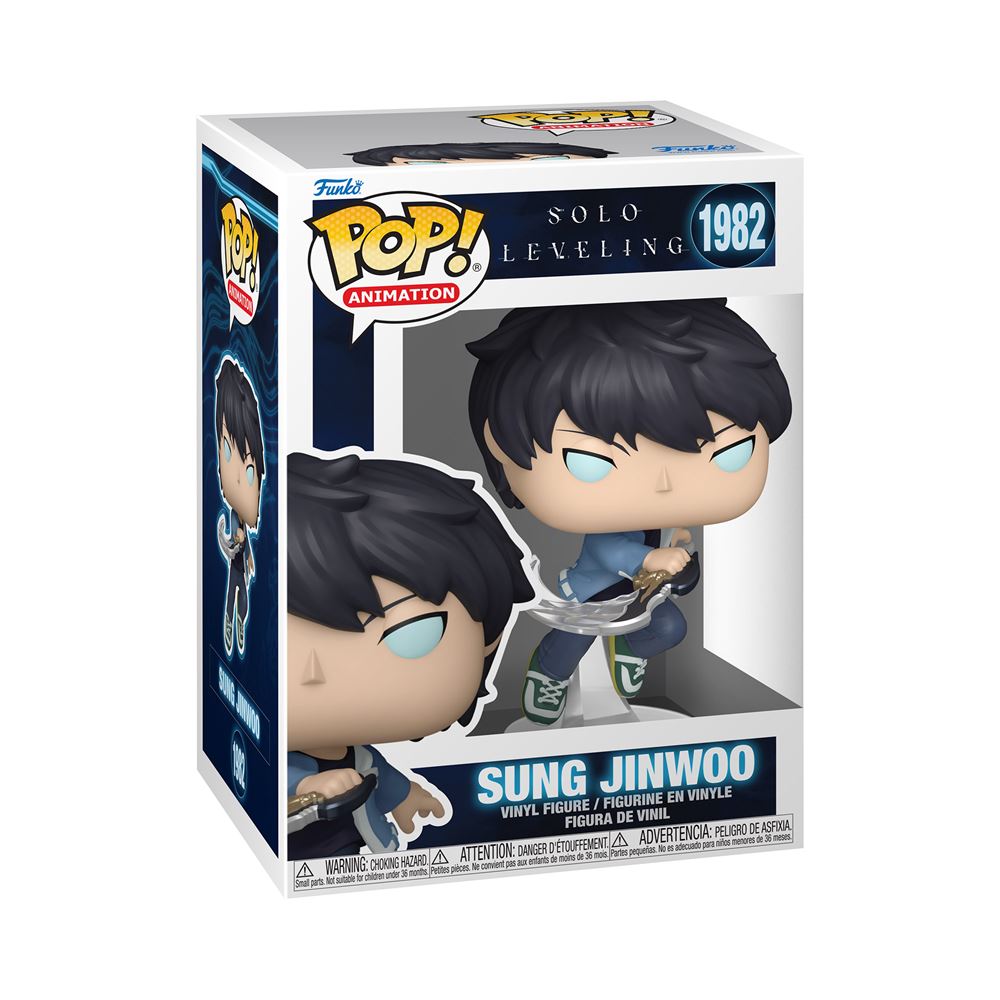 Funko Pop Figura de Vinyl Solo Leveling: Sung Jinwoo – 1982