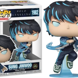 Funko Pop Figura de Vinyl Solo Leveling: Sung Jinwoo - 1982 CHASE