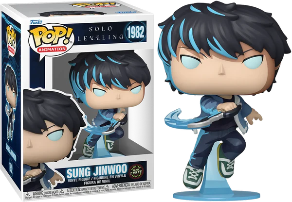 Funko Pop Figura de Vinyl Solo Leveling: Sung Jinwoo – 1982 CHASE